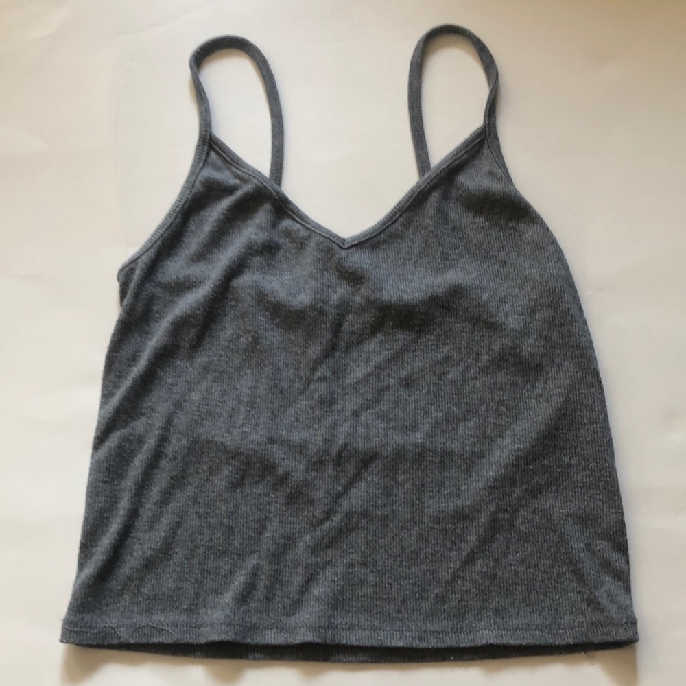 BOGO Mossimo Supply Co Gray Ribbed Tank Top
